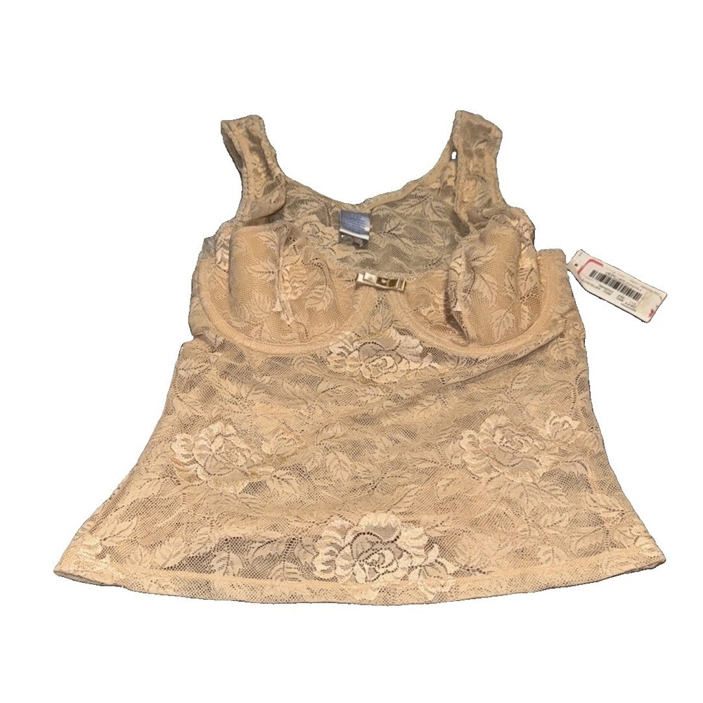Cabernet Camisole‎ Cami Bra Underwire Beige Womens Sz 34B Lightly Ones New